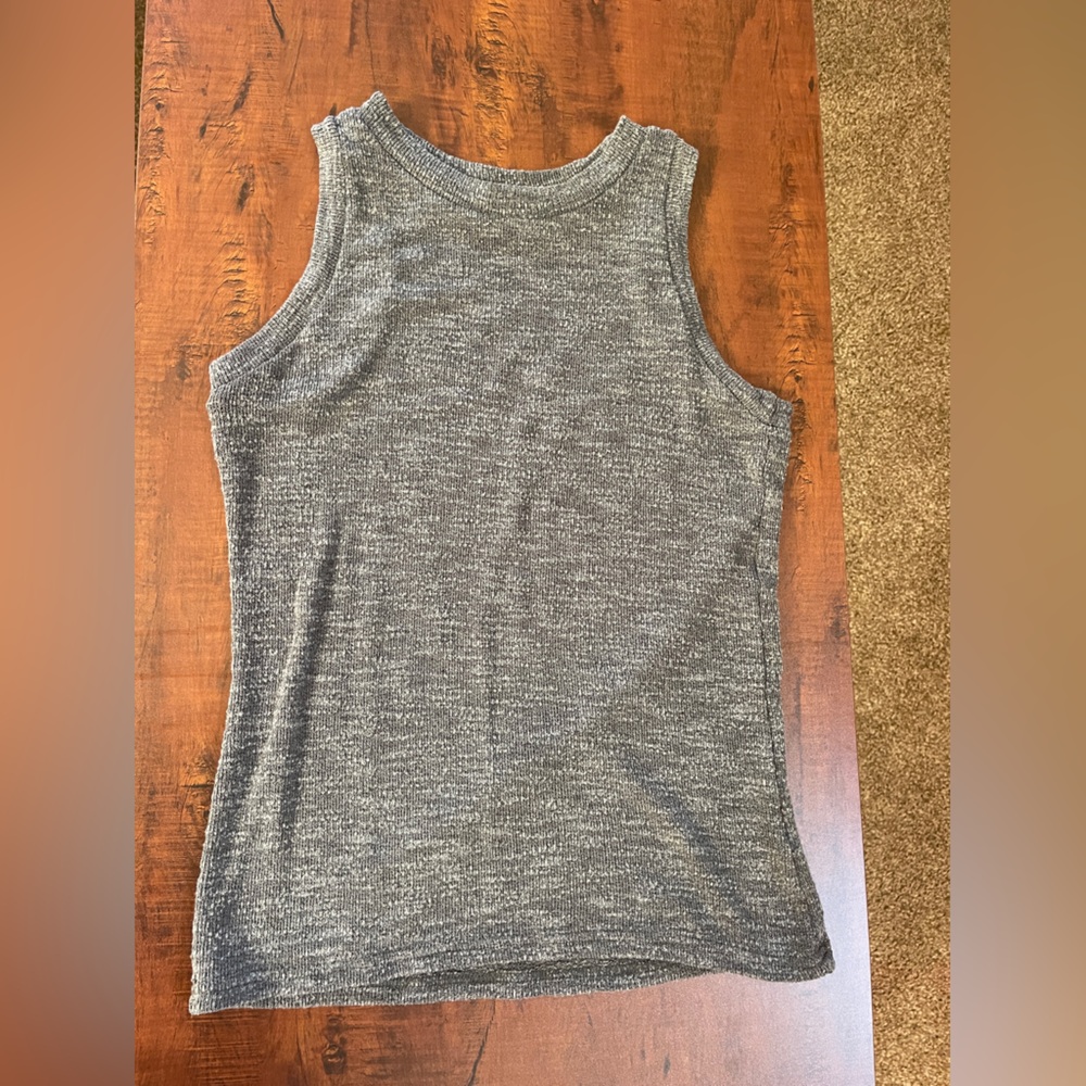 VICI Carbon Knit Muscle Tank Charcoal